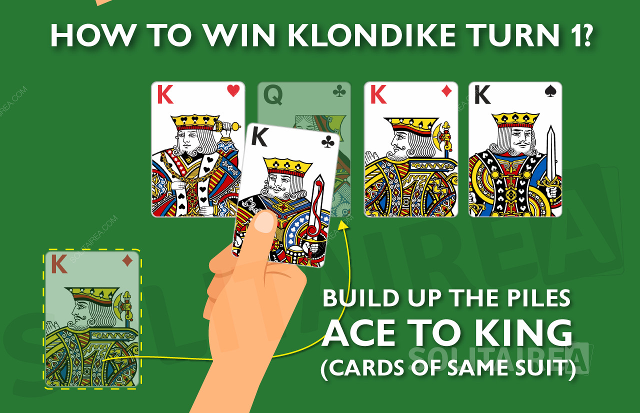 Cómo conquistar y ganar el juego Klondike Solitaire Turn 1