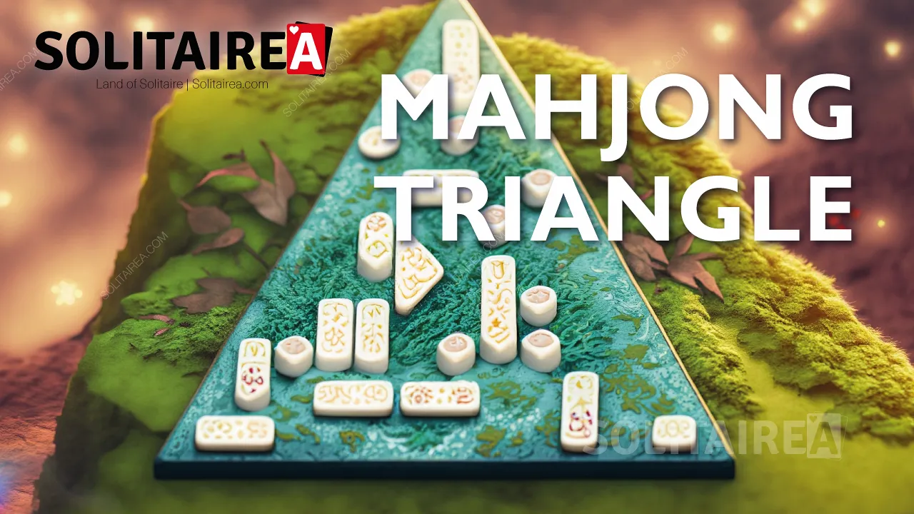 Mahjong Triangular: Un giro triangular único al solitario Mahjong