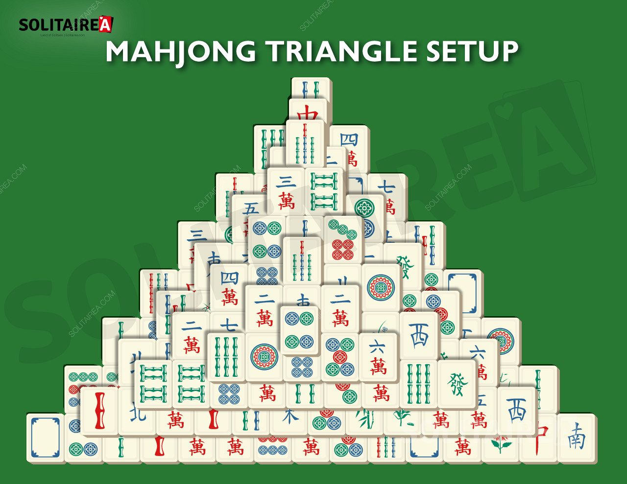 Mahjong Triangle - El diseño triangular